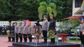 Memperkuat Indentitas Kultural : Polres Inhil dan LAMR Resmi Launching Penggunaan Tanjak dan Selempang