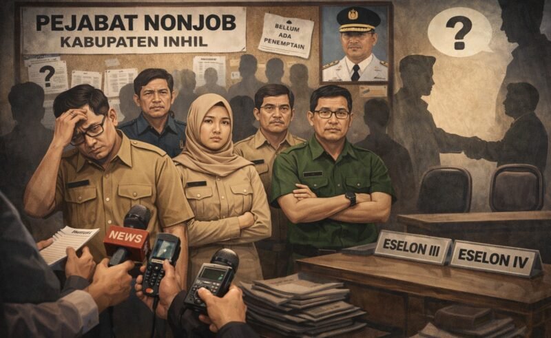 Puluhan Pejabat Eselon III dan IV di Inhil Nonjob, Penataan Birokrasi Bupati Disorot
