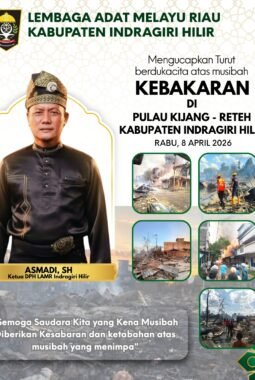 LAMR Sampaikan Duka Mendalam atas Musibah Kebakaran di Kecamatan Reteh