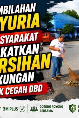 Camat Tembilahan Ajak Masyarakat Tingkatkan Kebersihan Lingkungan untuk Cegah DBD