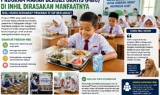 Program Makan Bergizi Gratis di Inhil Dirasakan Manfaatnya, Wali Murid Berharap Tetap Berlanjut