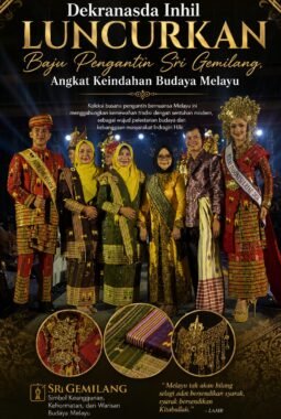 Dekranasda Inhil Luncurkan Baju Pengantin Sri Gemilang, Angkat Keindahan Budaya Melayu