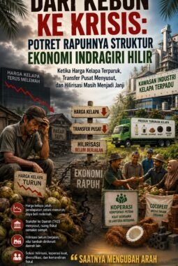 ‎Dari Kebun ke Krisis: Potret Rapuhnya Struktur Ekonomi Indragiri Hilir